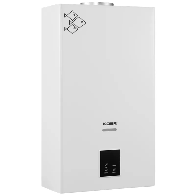 Колонка газовая дымоходная с модуляцией KWH-G-0210/10 л/мин/WHITE (KR5556)